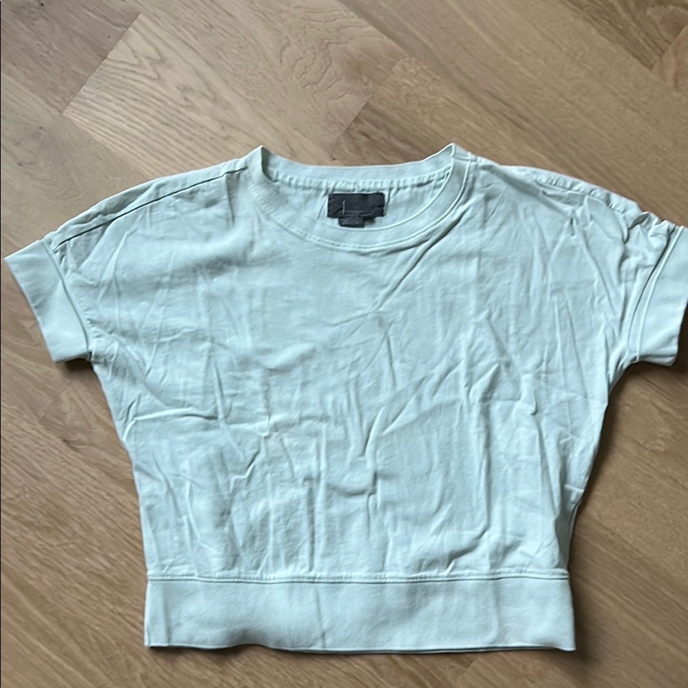 Anthropologie mint green t shirt XS